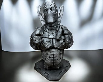 Deadpool Bust 3D Resin Printed, 5-inch Tall - Etsy