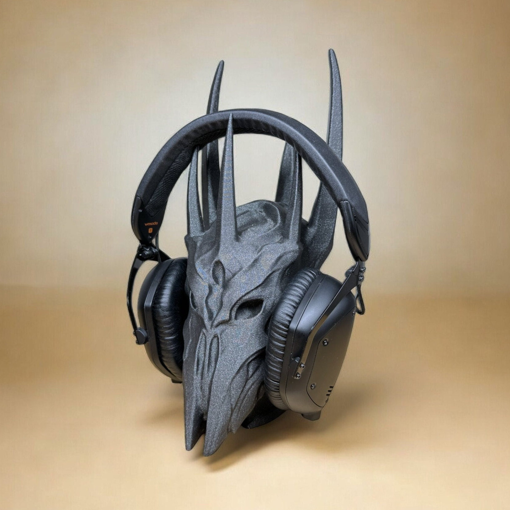Support pour casque d'écoute Sauron, Support pour casque d'écoute Sauron, Support pour casque d'écoute Sauron, Tête de support pour casque, Support pour casque, Buste de Sauron, Cadeaux pour lui