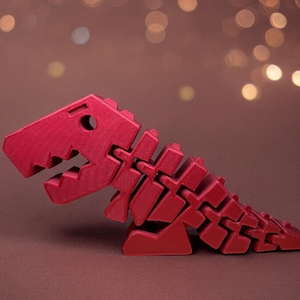 Flexible T-Rex Fidget, Articulating Flexi Rex, Flexible Fidget, Flexio Dino, ADHD Tinker Toy, Autism Sensory Toy, STIM Toy, Desk Toy