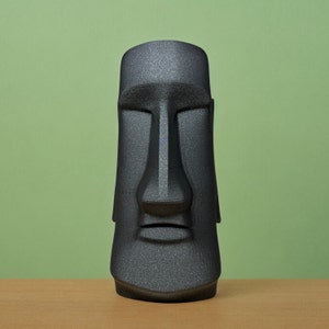 Moai Headphone Stand: Easter Island Inspired Desk Decor