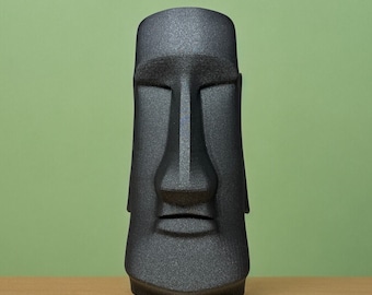 Soporte para auriculares Moai: Decoración de escritorio inspirada en la Isla de Pascua
