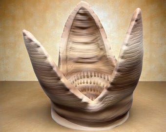 Bandeja recogedora de gusanos de arena de Dune: Shai Hulud, arte de fan de ciencia ficción