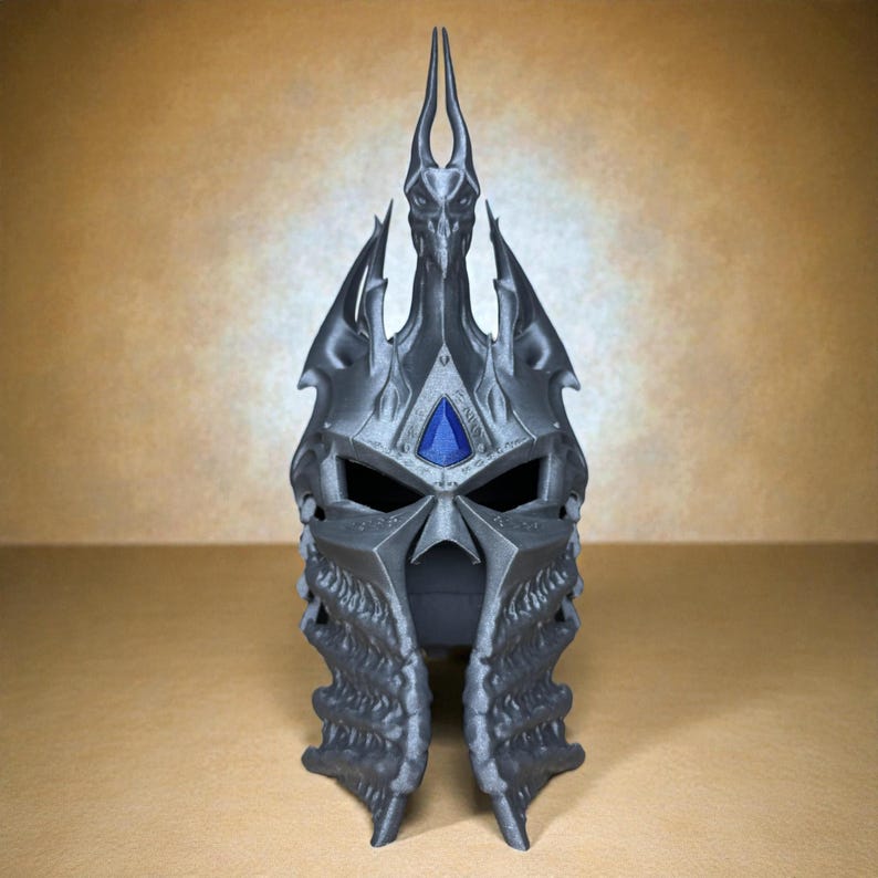 Lich King Headphone Stand: Legendary Display for True WoW Fans GalaxySilver Bluegem