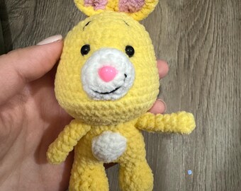 Crochet Pooh’s friend Rabbit | Handmade| Amigurumi| Kids| Birthday Gift| Key Chain| Bag Charm|brooch