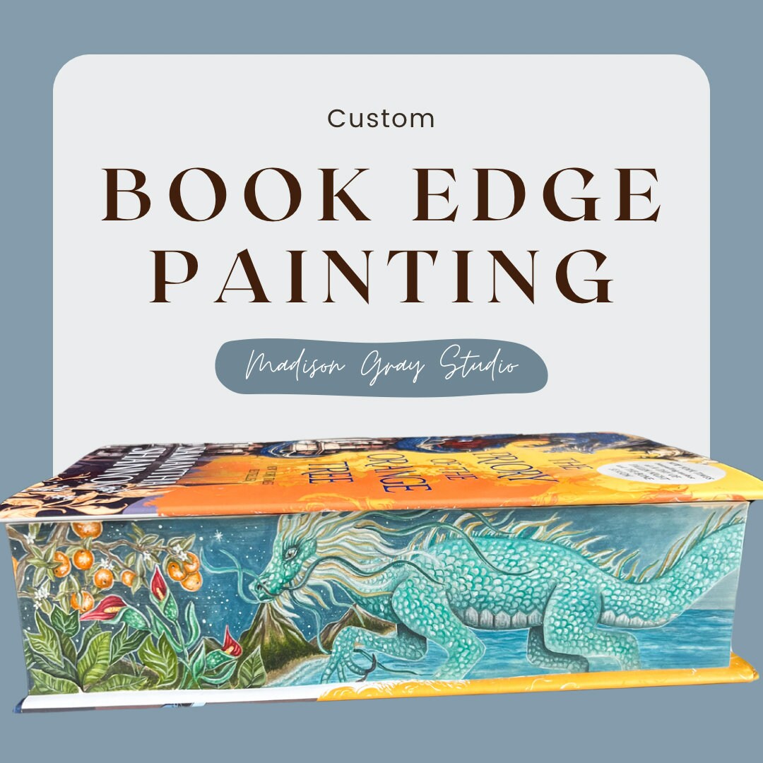 Custom Book Edge Painting DOWN PAYMENT ONLY Custom Fore-edge Painting ...