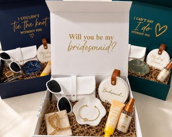 Personalized Bridesmaid Proposal Box | Custom Bridesmaid Gift Box | Maid of Honor Gift | Wedding Party Proposal Box | Bridal Gift