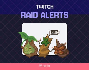 Animated Korok Raid Alerts for Twitch / Raid Overlay Pixel Art ...