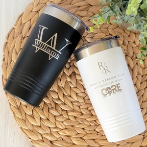 Personalized Engraved Tumbler Gift for Realtor Tumbler Personalized New Home Tumbler Realtor Logo Corporate Gift Realtor Thank You Gift