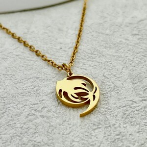 Fish Necklace, Minimalist Fish Pendant, Gold Fish Pendant, Birthday Gift, Special gift, beautiful Necklace, Unique Gift, Gift for her,