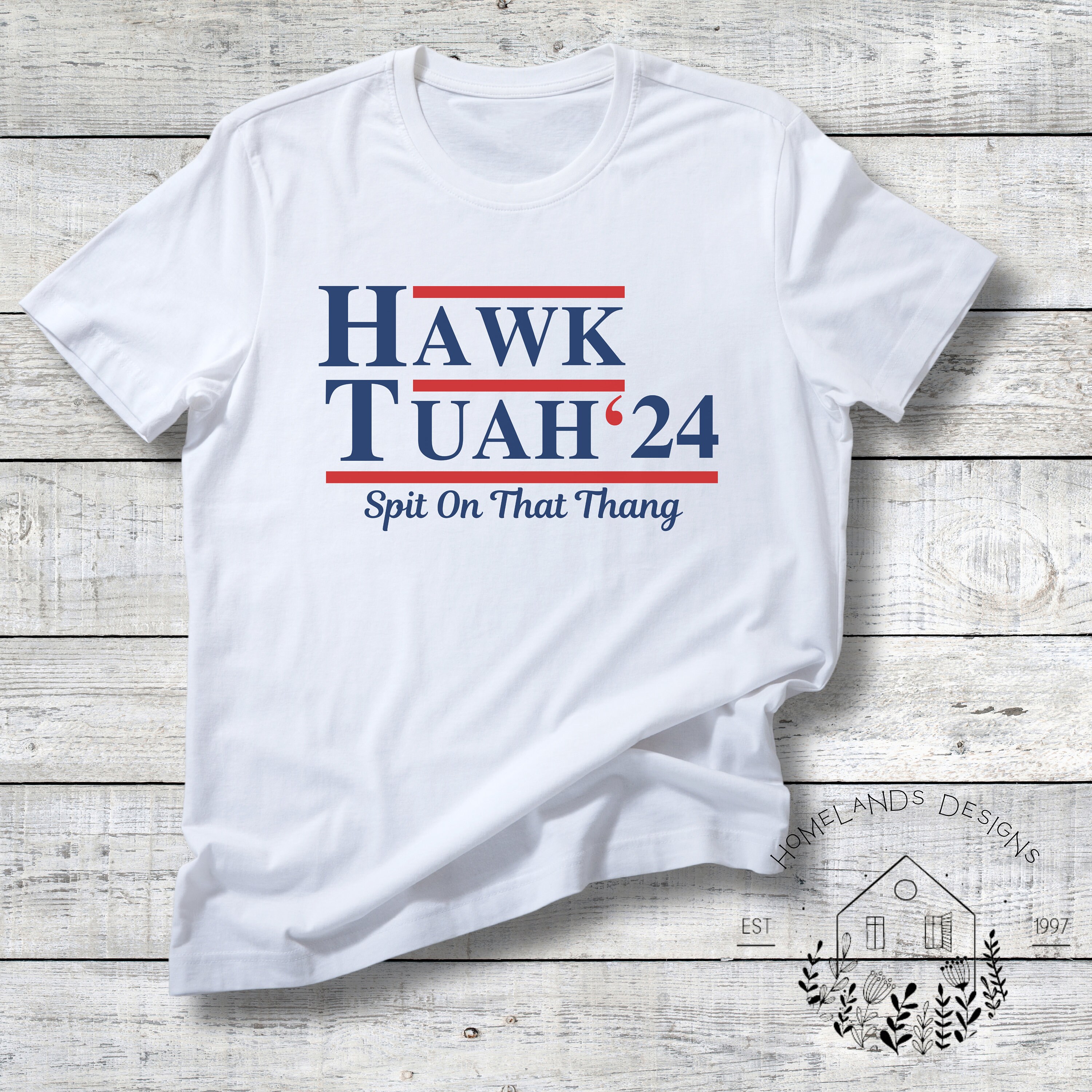 Meme Divertente Hawk Tuah Spit On That Thang Maglietta - Foto 7