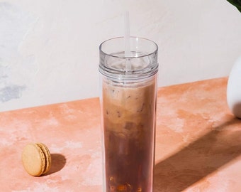 Acrylic 16 oz Tumbler with Lid & Straw  Personalized  Customized Funny Gift Clear Tumbler Wedding Birthday Bridesmaid Customized Tumbler