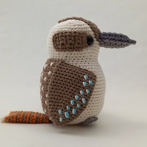 Kookaburra riant - Modèle au crochet uniquement image 2