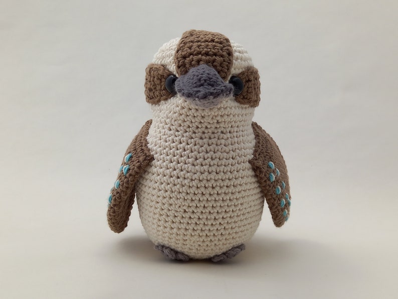 Kookaburra riant - Modèle au crochet uniquement image 3