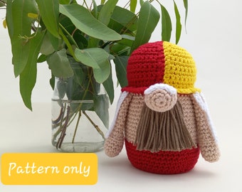 Surf Lifesaver Gnome - Crochet Pattern Only