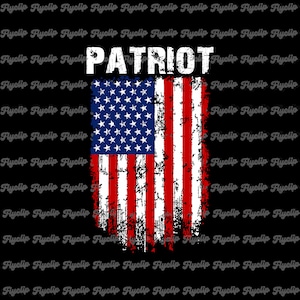 Beunruhigte amerikanische Flagge SVG: Patriot Grafik (Digitaler Download)