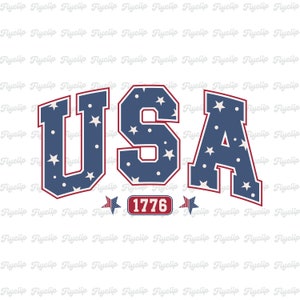USA 1776 4th of July SVG Graphic: Patriotic Design (Digital Download)
