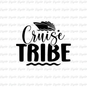 Cruise Tribe SVG: Family Vacation Graphic (Digital Download)
