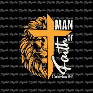Graphique SVG homme de foi | Téléchargement instantané du fichier | Téléchargement numérique | Fichiers pour Cricut | SVG chrétien | Corinthiens Svg | Clipart Bible