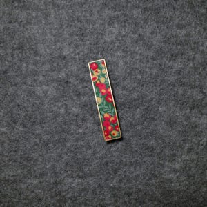 Liberty of London hair clip, Liberty french barrettes, Floral hair clip, Floral hair barrettes, Floral hair accessories, Purple hair barrette, Blue hair barrette, Handmade vintage hair clips, Unique Hair Clips, Red and Green French barrettes, Elegant hair ornament