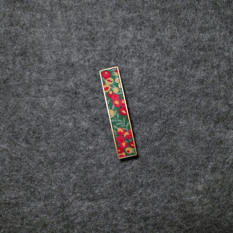Liberty of London hair clip, Liberty french barrettes, Floral hair clip, Floral hair barrettes, Floral hair accessories, Purple hair barrette, Blue hair barrette, Handmade vintage hair clips, Unique Hair Clips, Red and Green French barrettes, Elegant hair ornament
