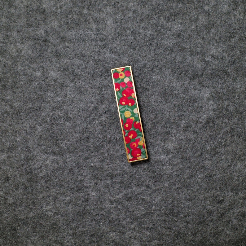 Liberty of London hair clip, Liberty french barrettes, Floral hair clip, Floral hair barrettes, Floral hair accessories, Purple hair barrette, Blue hair barrette, Handmade vintage hair clips, Unique Hair Clips, Red and Green French barrettes, Elegant hair ornament