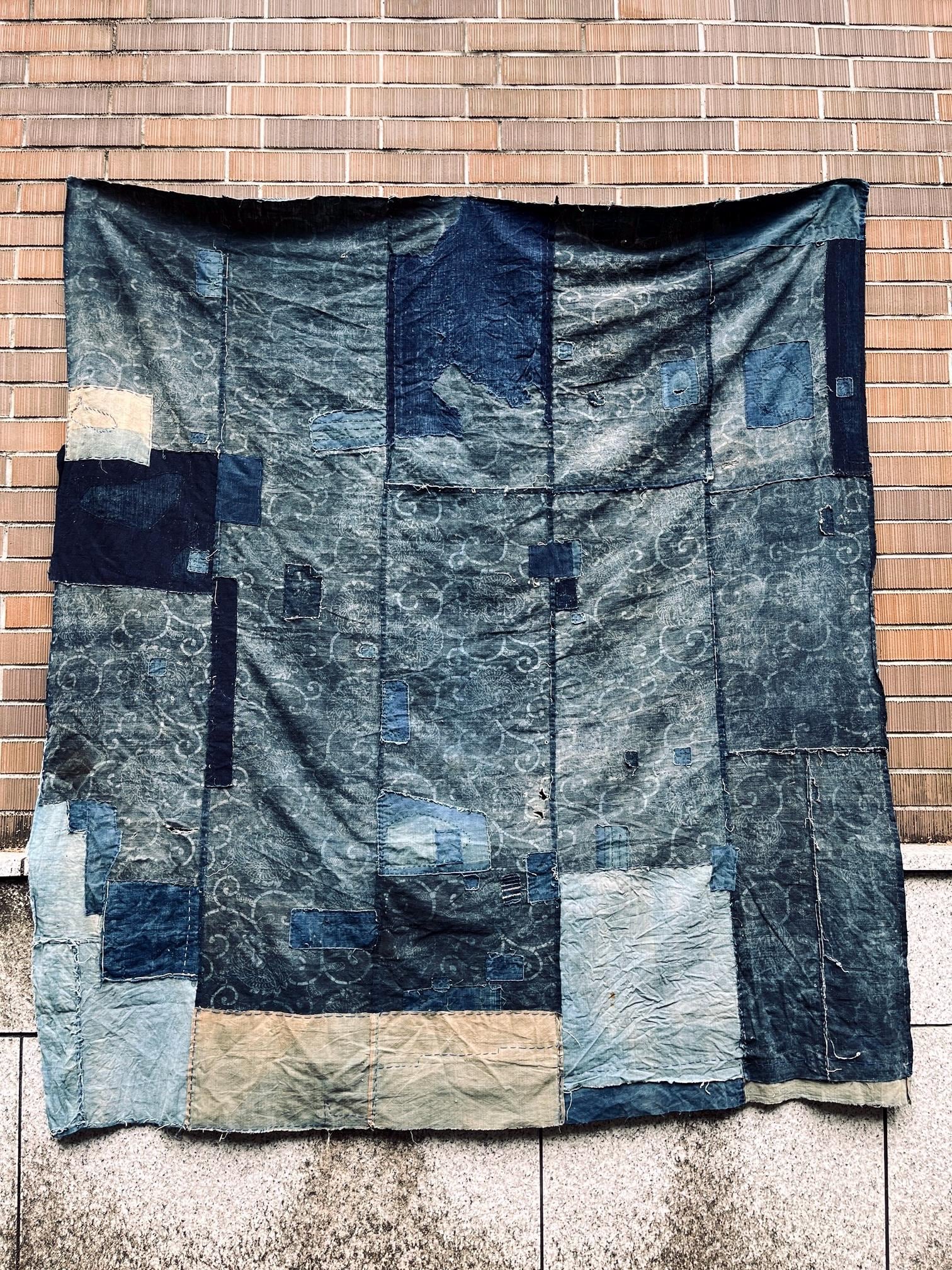 vintage キルト ベスト パッチワーク ヴィンテージ BORO ボロ RhodolirioN ロドリリオン 23SS Padding Vest - Printed