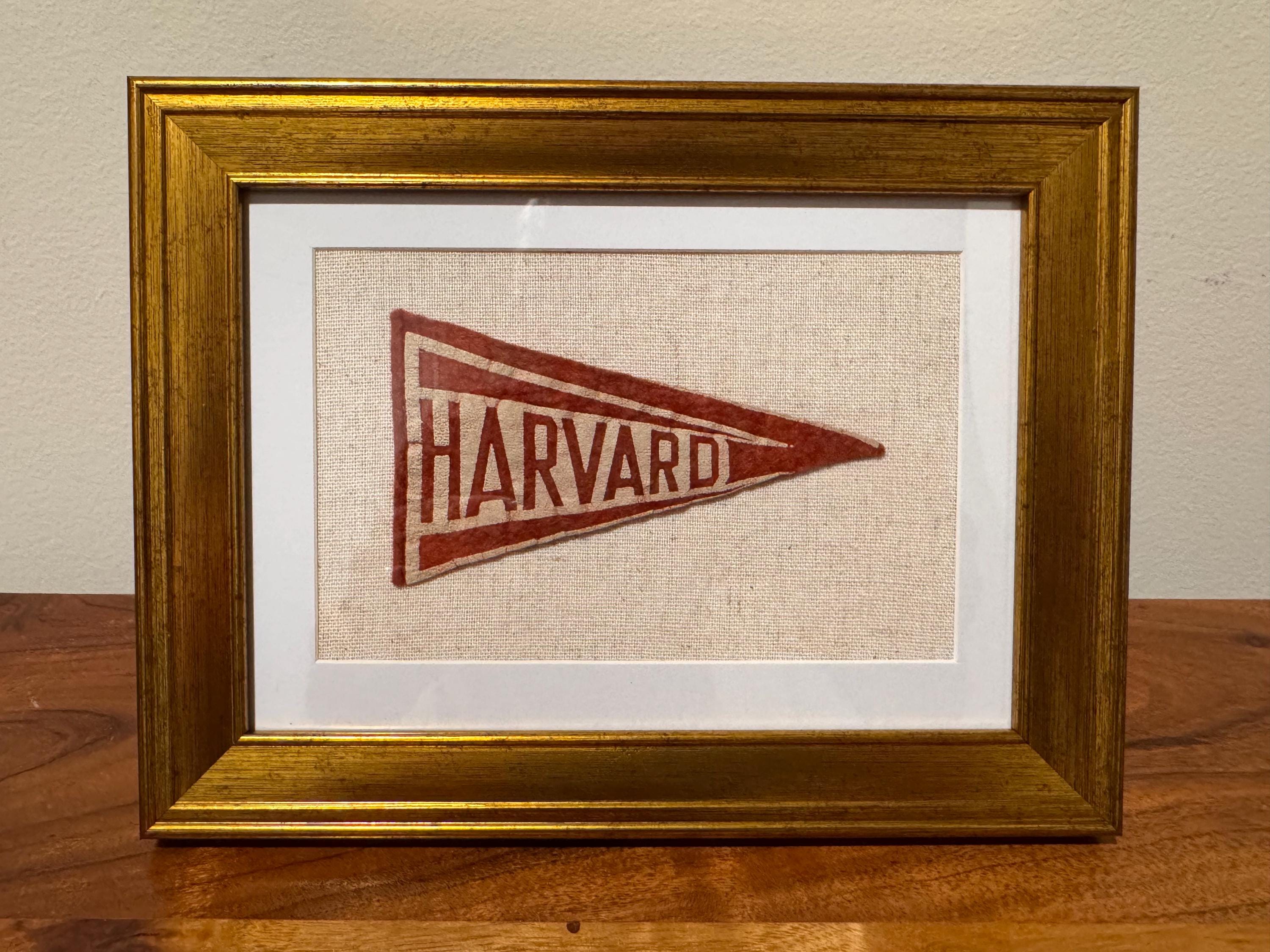50s ハーバード大学 カレッジペナント フェルト 美品 HARVARD Vintage Harvard Pennant - Etsy