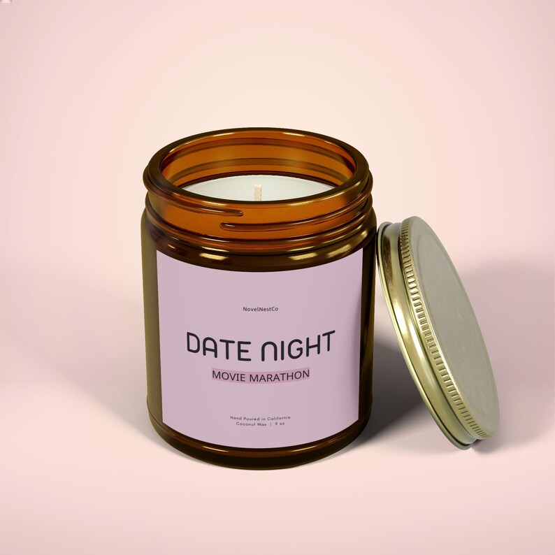 Date Night Movie Marathon Candle Etsy