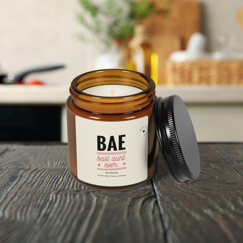 Best Aunt Ever Candle Perfect Gift for Auntys Birthday, Baby Reveal, or