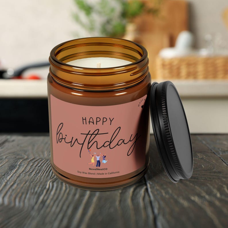 Happy Birthday Celebration Candle Etsy