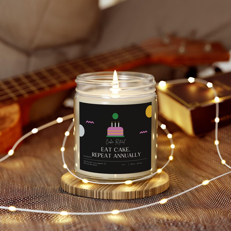 Candles, Birthday Cake Scented Candle, Eat Cake Repeat, Coconut Apricot