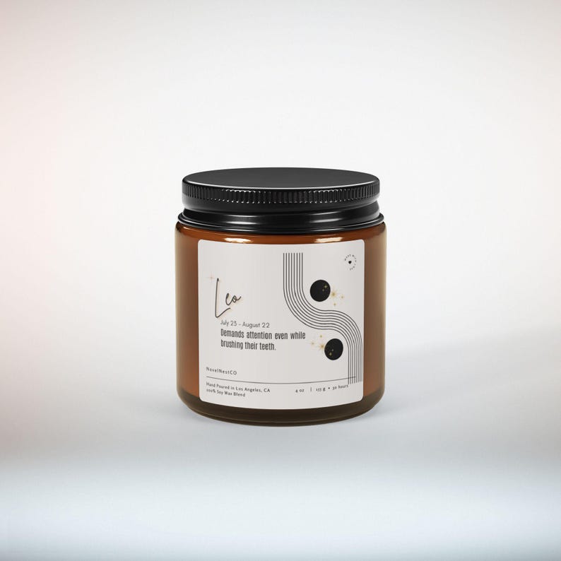Funny Leo Candle July 23 August 22 for Friend/ Her/ Sister/ Mom Zodiac
