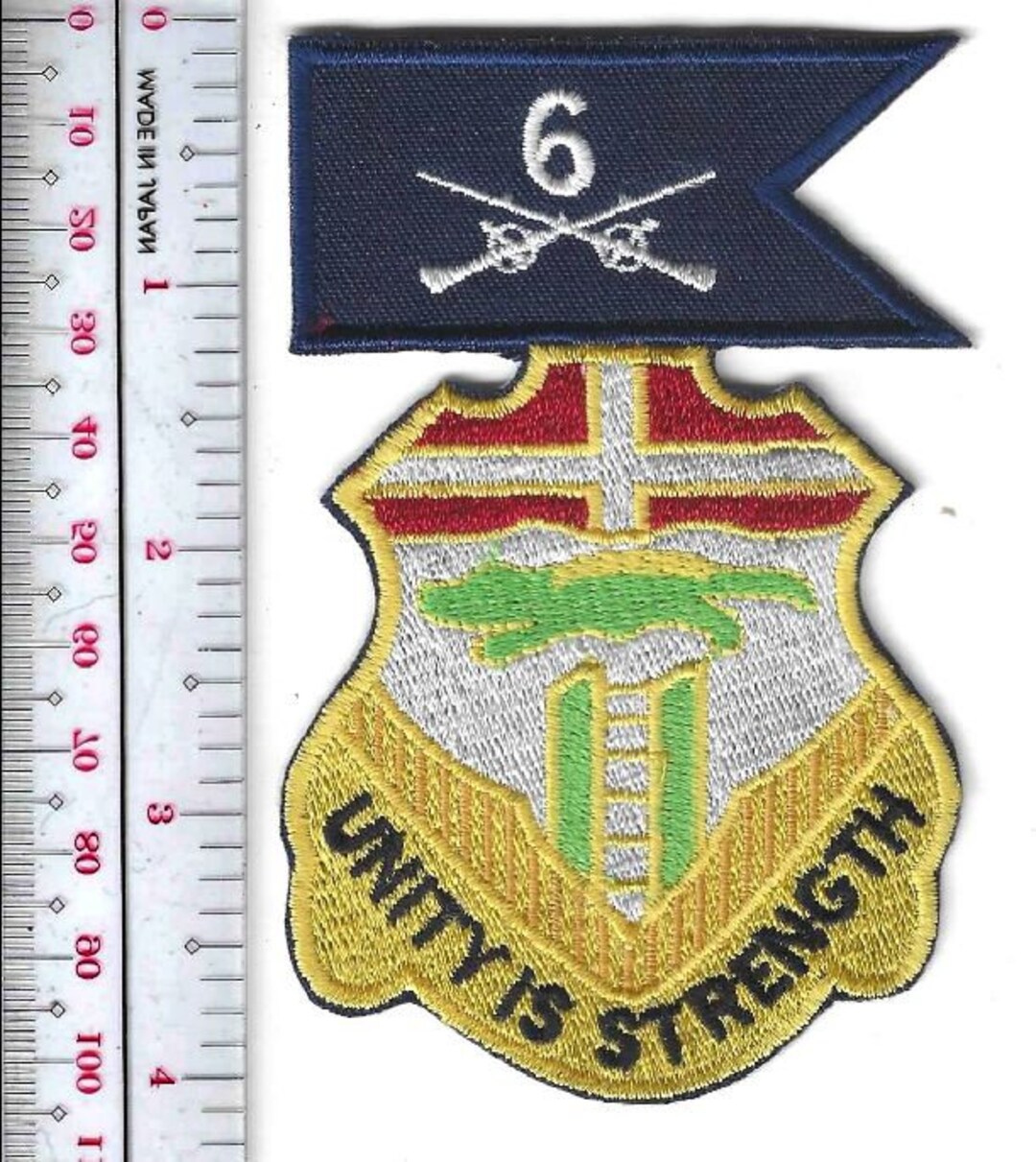 Army 5th Infantry Division 6th Regiment Crossed Rifles Patch - Etsy