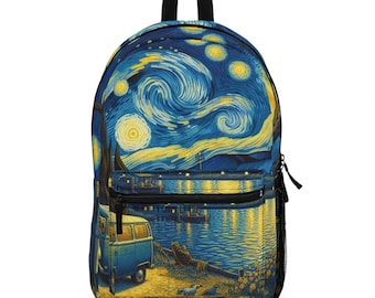 Van Gogh - By the river - Backpack