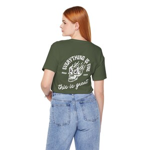 Everything is Fine Nursing t-shirt, Humorous Nurse shirt, RN, Registered Nurse, Unisex, Nursing Student Shirt, Emergency, Critical Care