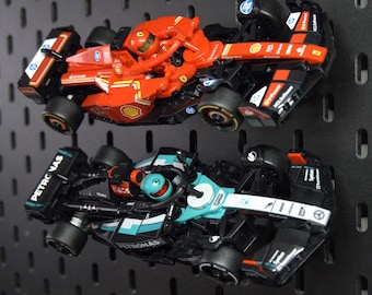 Lego Speed Champions Skadis Holder, IKEA Pegboard Mount, Car Display Shelf, Gift for Lego Fans, Wall Organizer for Speed Champions