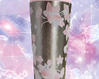 RARE Starbucks Cherry Blossom 2024 - Sakura Stainless Steel Tumbler | Unique Tumbler/Cup | NEW | Pink