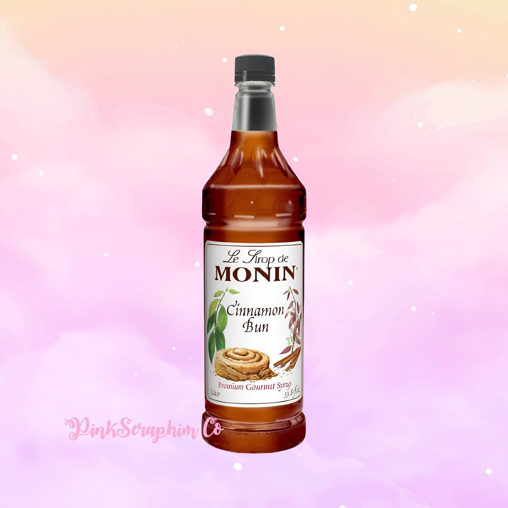 Monin Syrup 2024 Cinnamon Bun Salted Caramel Raspberry Lavender Lemon