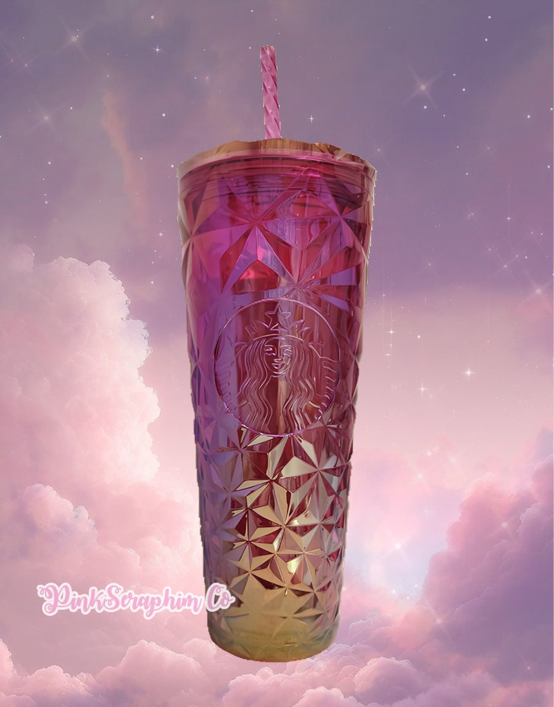 Starbucks Summer 2024 - Fuchsia Prism Unicorn Cold Cup | Unique