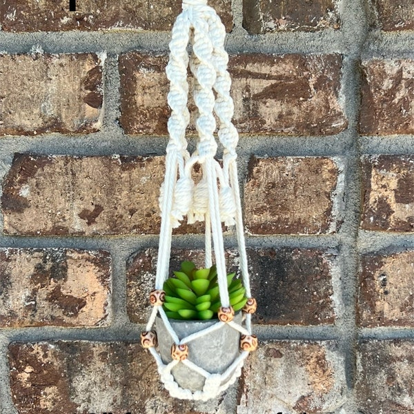 Mini Macrame Plant Hangers