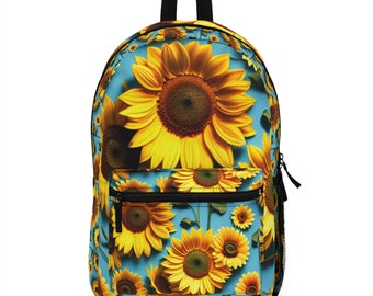 Boho - Bohemian floral backpack, bookbag, travel bag, weekender bag in pastel cottagecore customized student gift, birthday, girlfriend gift