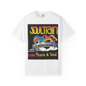 Soultrain T-Shirt, Vintage Tee, TRENDY, Retro Shirt, Unisex Graphic Top, Music Lover Gift, Groovy Apparel, ETSY BEST selling tees image 8