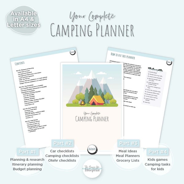 Complete Camping Planner (graphically designed)