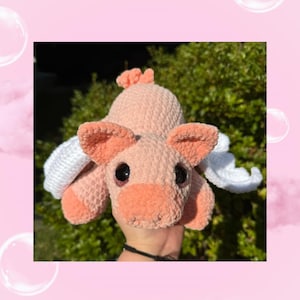 No Sew Frump the Flying Pig Crochet Pattern