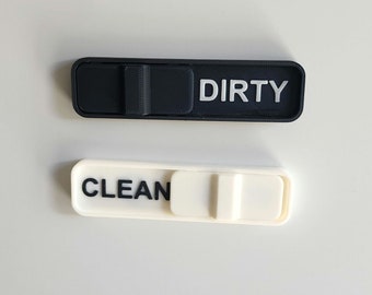 Magnetic dishwasher sign, clean/dirty indicator