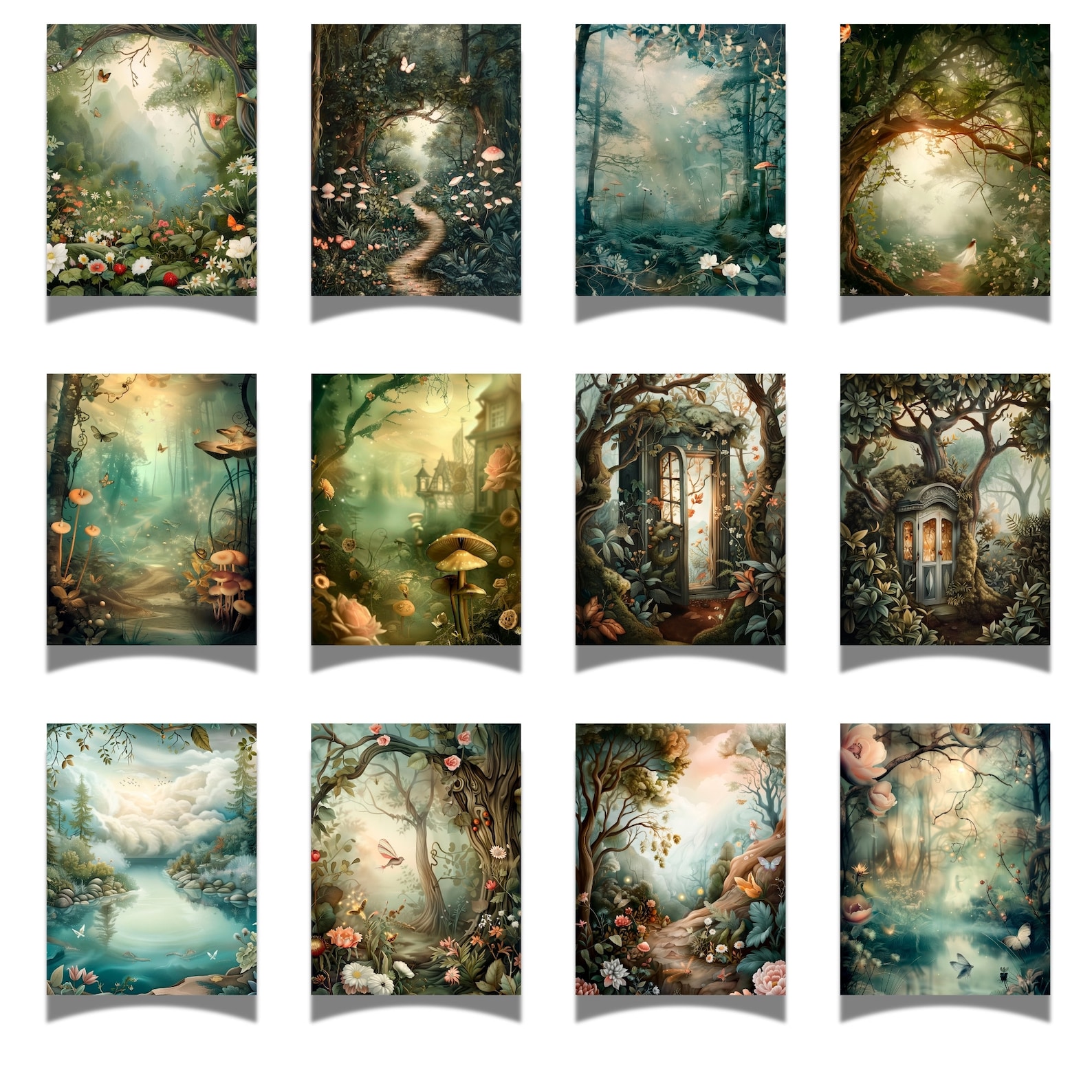 Fairy Forest Junk Journal Bundle, Instant Download, Digital Scrapbook ...