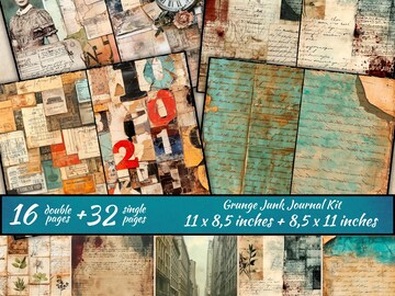 Old labels, tags and ephemera for folio Kit, Vintage fussy cut, Junk Journal Kit, Printable Industrial Grunge Paper, digital collage sheet