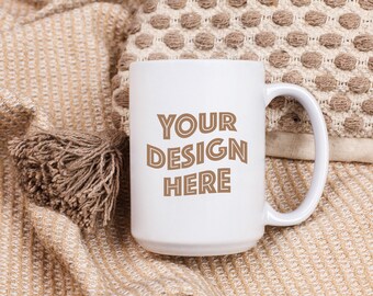 15 oz Coffee mug mockup Cute cup mockup