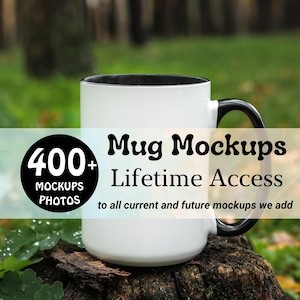 Mug mockup bundle 15oz 11oz Two tone mug mockups Accent mug mock-up Ceramic coffee cup mock ups Mega bundle