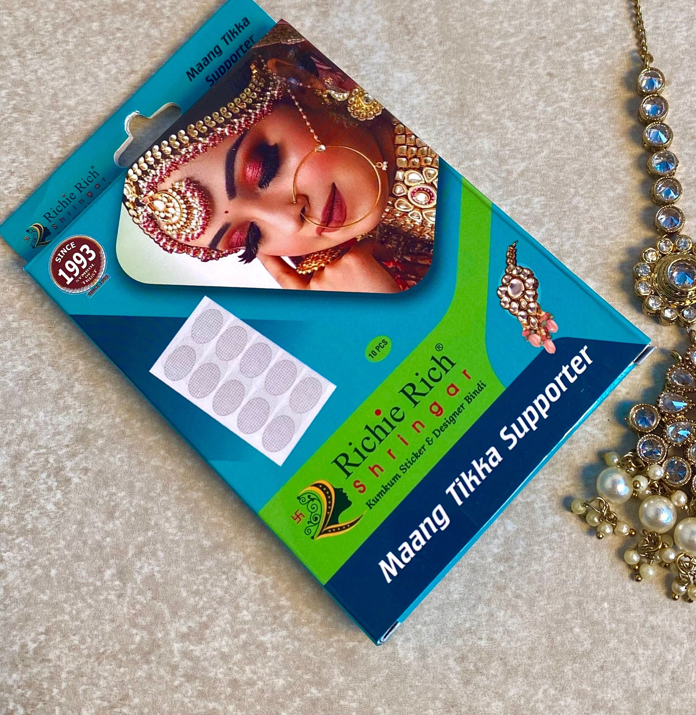 Tikka Support sticky Tabs Maang Tikka Support Keep Tikka in Place Etsy
